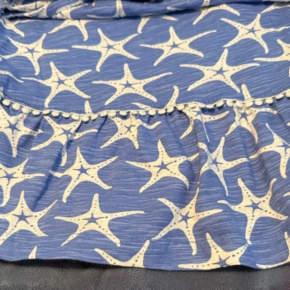 Woman’s West Indies Blue Starfish Casual Dress - Picture 3 of 8